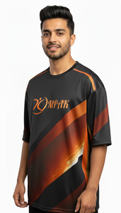 Camiseta Premium de Estilo Urbano, Sublimada, Holgada, Informal y Moderna para Hombre - Product Image 5