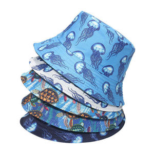 Sombreros de cubo de algodón de lujo para mujer, sombreros de cubo grandes personalizados al por mayor con logotipo frontal de impresión profunda - Product Image 4