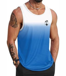 Men's Cotton Tank Top Sleeveless Gym Vest Breathable Summer Fitness Shirt Plain Solid Color Athletic Men's Singlet - Product Image 1