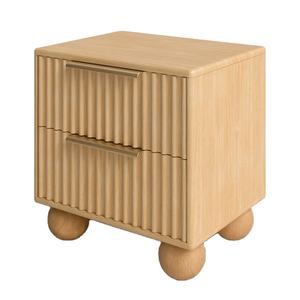 Modrest Winters Made Of Solid Teak Wood High Quality With a Natural Finish all Over making it a great addition to any bedroom - Product Image 1