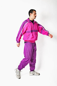Nouvel ensemble de survêtement coupe-vent imprimé design 2026 pour homme, 100 % coton respirant à séchage rapide, idéal pour le jogging décontracté – Vente chaude - Product Image 3