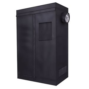 Tenda Idroponica Smontabile LY per Uso Domestico con Finestra 120*60*180 Nera, Attrezzatura per Irrigazione e Idroponica - Product Image 5