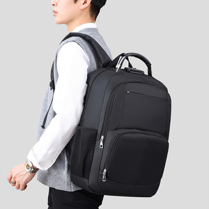 Unisex Oxford Travel <b>Backpack</b> Water Resistant Zipper Closure Adjustable Strap Large Capacity 36–55L Casual Style - Product Image 6