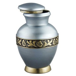 Nuevas urnas funerarias cilíndricas de diseño moderno Art Déco, hechas a mano y de alta calidad, para cenizas, tipo jarrón de suelo. - Product Image 4
