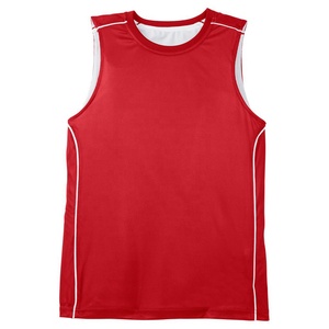 Uniformes de basket-ball double face pour hommes et enfants Vêtements d'entraînement Chemises de sport sans manches à deux étages avec logo personnalisé - Product Image 6