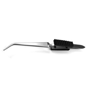 Pince à souder de qualité supérieure, courbée, 16,5 cm, en acier inoxydable, précision chirurgicale générale, antistatique, pointe fine, manuelle, CE - Product Image 5