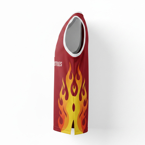 Tenue de basketball sublimée à prix d'usine, ensemble de vêtements de basketball personnalisé par sublimation intégrale pour hommes et femmes - Product Image 3