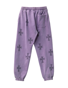 Conjunto Deportivo Personalizado, 100% Algodón, Lavado Ácido, Pantalón y Sudadera con Pedrería, Estilo Oversize, Unisex, para Invierno - Product Image 2