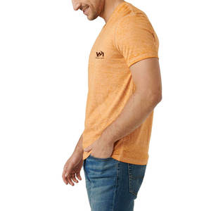 Camiseta de Cuello en V para Hombre con Logotipo Personalizado al por Mayor, 100% Algodón, Cuello Redondo, Corte Holgado, Servicio OEM Personalizado, Camiseta de Cuello en V de Color Sólido - Product Image 4