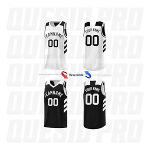 Maillot de basketball d'été respirant personnalisé de haute qualité, service OEM pour votre club, broderie et impression en polyester – Vente chaude - Product Image 2
