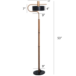 Lampe sur pied Lumina Elegante, lumière moderne sur pied, abat-jour en tissu beige, décoration minimaliste pour la maison, éclairage en gros, lampe sur pied d'intérieur - Product Image 3