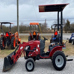 Mini-tracteurs Mahindra 4x4, tracteur à roues Mahindra 4WD 75 CV avec moteur, utilitaire agricole, chargeur frontal à vendre - Product Image 6
