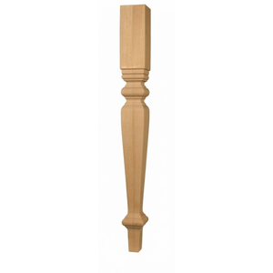 Stylish Rubber Wood <b>Table</b> Legs Modern Turned Furniture Supports for Dining <b>Tables</b> Living Room and Bedroom Furniture Design - Product Image 1