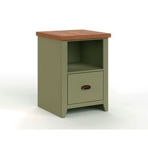 Bridgevine Home 22 pollici 1 cassetto schedario verde salvia e legno di frutta finitura nessun assemblaggio richiesto per la raccolta di vigneto domestico - Product Image 2