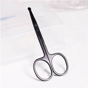 Tijeras de Belleza de Acero Inoxidable con Hoja Recta Pequeña, Mango de Cerámica, para Diestros, en Caja de Regalo, Profesionales para Manicura, Precio de Fábrica - Product Image 5