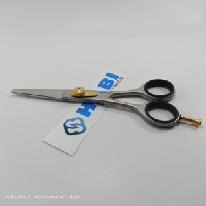 High Quality Sand Finish <b>Barber</b> Scissors Custom logo Engraving Pet Grooming Shears Wholesaler Sharp <b>Blade</b> Pet Shears Wholesaler - Product Image 1