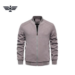 Chaqueta Vaquera Casual de Invierno para Hombre, Premium, con Cuello Alto, Logotipo Frontal, Color Personalizado, Lona Texturizada, Ligera, Tinte Uniforme - Product Image 6