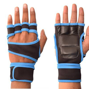 <b>Half</b> Finger Fitness Gloves Neoprene Breathable Non <b>Slip</b> Adjustable Wrist Strap Gym Weight Lifting Unisex - Product Image 5