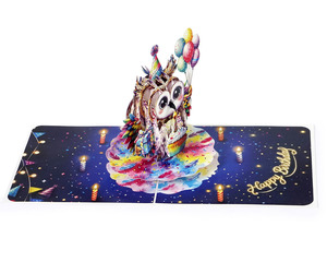 Popup Birthday <b>Card</b> with Custom <b>Gift</b> <b>Card</b> Envelope - Product Image 3