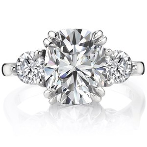 Oval Cut Moissanite 14k Gold Plated Sterling <b>Silver</b> <b>Solitaire</b> Engagement <b>Ring</b> Bridal Wedding Party Promise <b>Ring</b> - Product Image 4