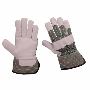 Gants de travail en cuir de buffle de qualité supérieure, résistants, pour travaux industriels, gants de construction et de jardinage canadiens - Product Image 3