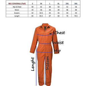 Combinaison de travail réfléchissante pour homme, en coton, une pièce, haute visibilité, uniforme de sécurité, combinaison de protection pour l'ingénierie - Product Image 4