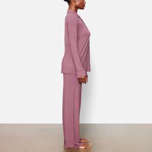 ชุดลำลองมุสลิมแบบเรียบง่าย 2 ชิ้น เสื้อและกางเกงขายาวปานกลาง สไตล์สตรีทแวร์ แฟชั่นดูไบ ตุรกี สำหรับฤดูใบไม้ร่วง อาบายะห์ เสื้อผ้าอิสลาม - Product Image 5