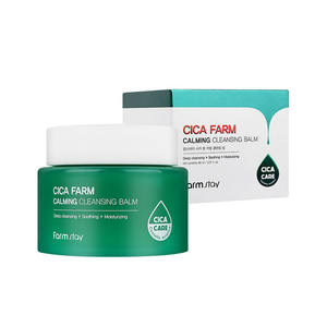 Korean Cosmetic FARMSTAY CICA FARM Anti-Wrinkle Calming Cleansing Balm Deep Cleansing Facial Cleanser Whitening Moisturizing - Product Image 5