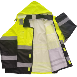2026 Factory Made Safety Wear Protective High Visibility Working Wear Reflective Safety <b>Jacket</b> - Product Image 4