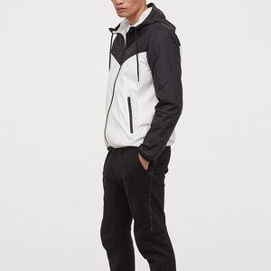 Vestes coupe-vent en toile imperméable à capuche de style nouveau pour l'extérieur avec fermeture éclair respirante et confortable pour hommes - Product Image 4