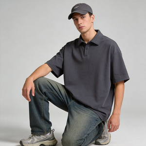 Camiseta Polo de Algodón Premium 220GSM para Hombre, Tallas Grandes, con Logotipo Bordado Personalizado, Ropa Casual, Tallas XXL 4XL, Pedido al por Mayor, Envío Rápido - Product Image 5