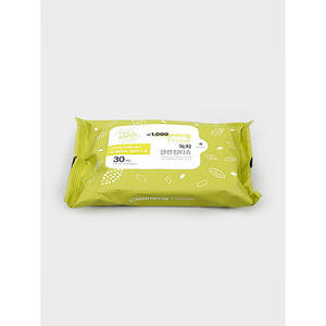 Lingettes nettoyantes au thé vert 30 feuilles Premium Tissue pour les soins du visage et de la peau - Product Image 1