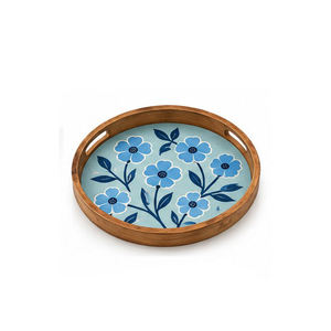 Bandeja Decorativa de Madera con Diseño Horizontal de Selva/Safari, Hecha a Mano con MDF Lacado - Product Image 4