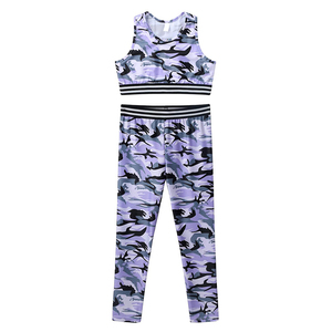 Conjunto de Yoga para Mujer, Conjunto de Yoga para Mujer Más Vendido, Nuevo Estilo, Color Sólido, Tallas Grandes - Product Image 4