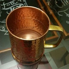 Handmade hammered copper cocktail mug set <b>reusable</b> beverage <b>cups</b> premium drink serving metal mug collection - Product Image 4