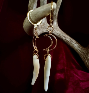 Ethnic Tribal Bone <b>Earrings</b> Handmade Artisan Design - Product Image 4