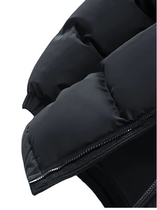 Quilted Puffer <b>Jacket</b> with Stand Up Collar for Warm Comfortable and Everyday Outdoor Fashion - Product Image 3