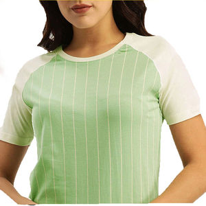 Women's Casual Canvas Crew Neck Short Sleeve T Shirts Breathable Quick Dry Anti-Wrinkle 100% Cotton - Product Image 5