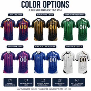 Camiseta de Fútbol Personalizada, Uniforme de Equipo, Ropa Deportiva Transpirable de Secado Rápido por Sublimación para Hombres, Mujeres y Jóvenes - Product Image 3