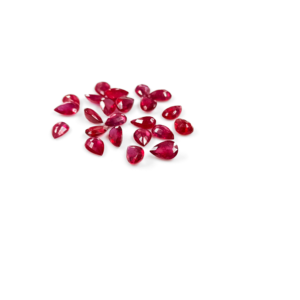 Rubis naturels de Bangkok, formes poire calibrées 6x9mm, pierres précieuses de rubis naturelles facettées en vrac pour la fabrication de bijoux, prêtes à l'emploi - Product Image 5
