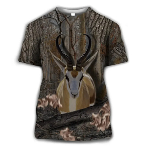 T-shirt pour homme à col rond, imprimé camouflage vintage 3D, respirant, été, décontracté, manches courtes, t-shirts tendance, vêtements pour homme - Product Image 2