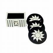High Demand Design Resin Inlay Coaster <b>Set</b> MDF Coaster Resin Coaster MDF Resin Inlay Coaster Place Mats at very low Price - Product Image 2