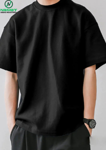 เสื้อยืดคอกลมสีขาวคุณภาพสูงสำหรับผู้ชาย ทรงโอเวอร์ไซส์ สไตล์ลำลองแนวสตรีทแวร์ ผู้ผลิตเสื้อยืดสำหรับสไตล์อเมริกาและยุโรป - Product Image 6