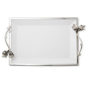 Nouveauté : Plateau en aluminium à motif de feuilles avec finition dorée, plateau décoratif pour servir des desserts - Product Image 2