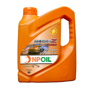 Huile moteur NPOIL RESSO 2 TURBO 10W40 4L 5L 6L Huile de base et additifs de qualité supérieure Huile moteur de haute qualité Fabriquée au Vietnam PCMO Auto - Product Image 1