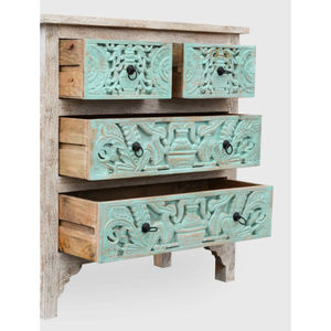 Cómodas de madera maciza de mango con el mejor diseño y múltiples compartimentos, ideales para guardar ropa, accesorios y archivos de oficina. - Product Image 4