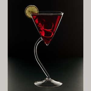 Verre à cocktail dégradé effet prisme vif – Collection haut de gamme élégante pour fêtes, bars et cafés – Vaisselle de service fabriquée en Inde – Fabricant en gros - Product Image 1