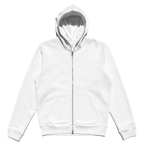 Sweat à capuche zippé 100% coton de haute qualité pour hommes Design d'impression bouffée éponge française vierge personnalisée - Product Image 5