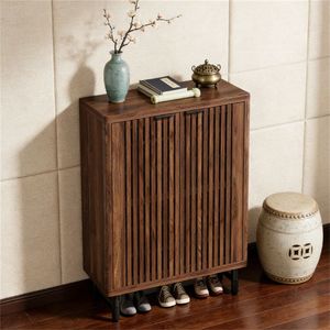 Scarpiera in Legno Regolabile per Soggiorno, Mobile Contenitore con Ampio Spazio di Archiviazione - Product Image 4