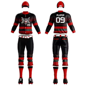 Uniforme de béisbol sublimado de alta calidad en color naranja con el número y el nombre del logotipo del equipo, hecho con poliéster transpirable de secado rápido. - Product Image 3